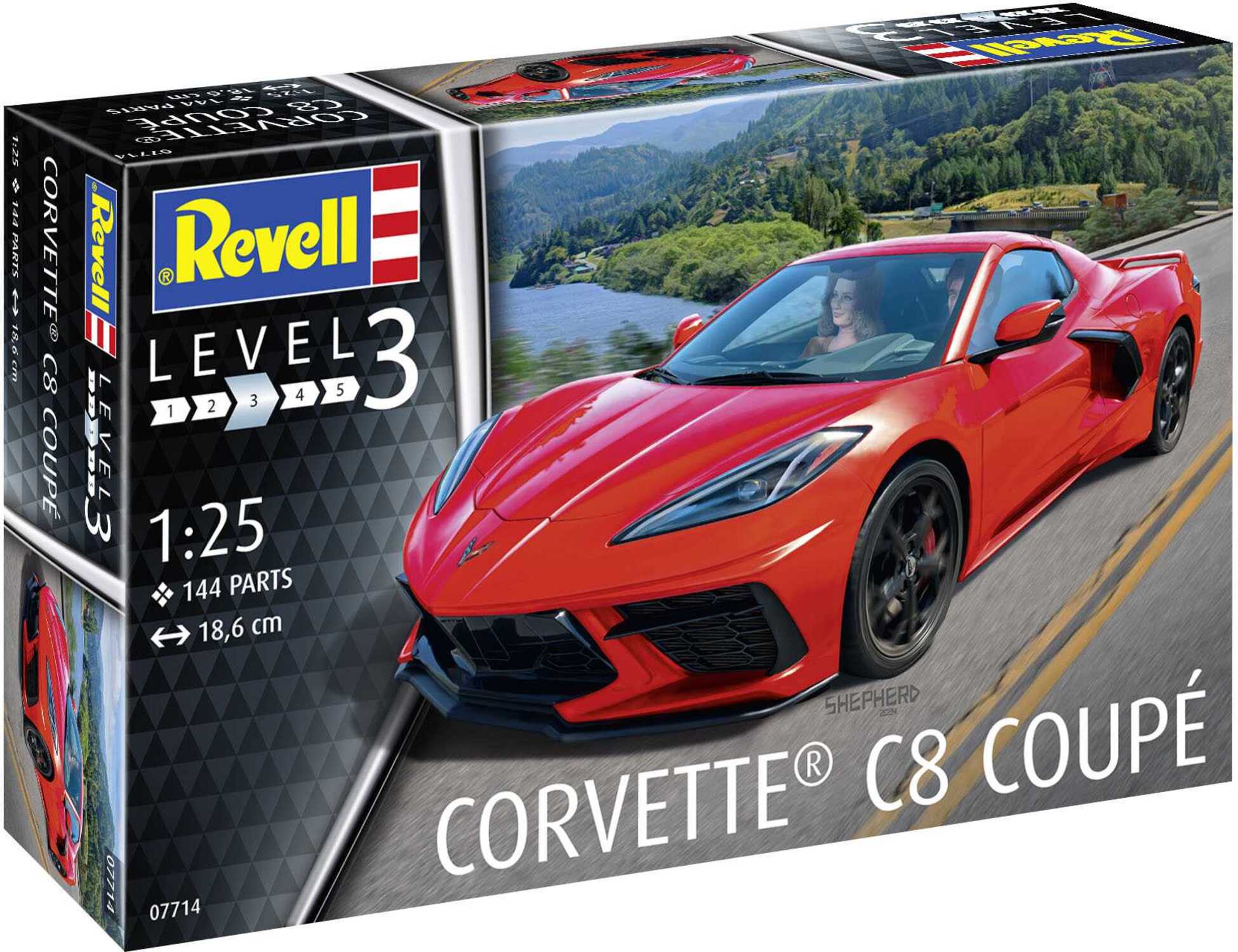 Chevrolet - Corvette Z06 2023 - Welly - 1/24 - Autos Miniatures Tacot