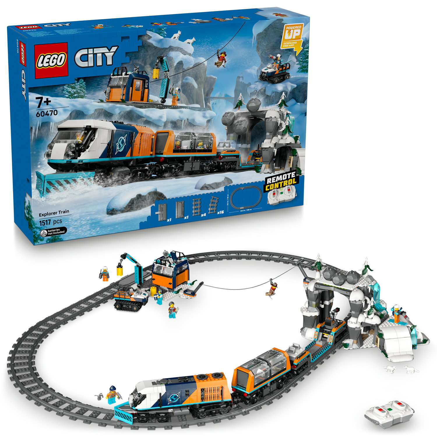 LEGO® City 60470 Sarkvidéki kutatók sarki expresszvonata