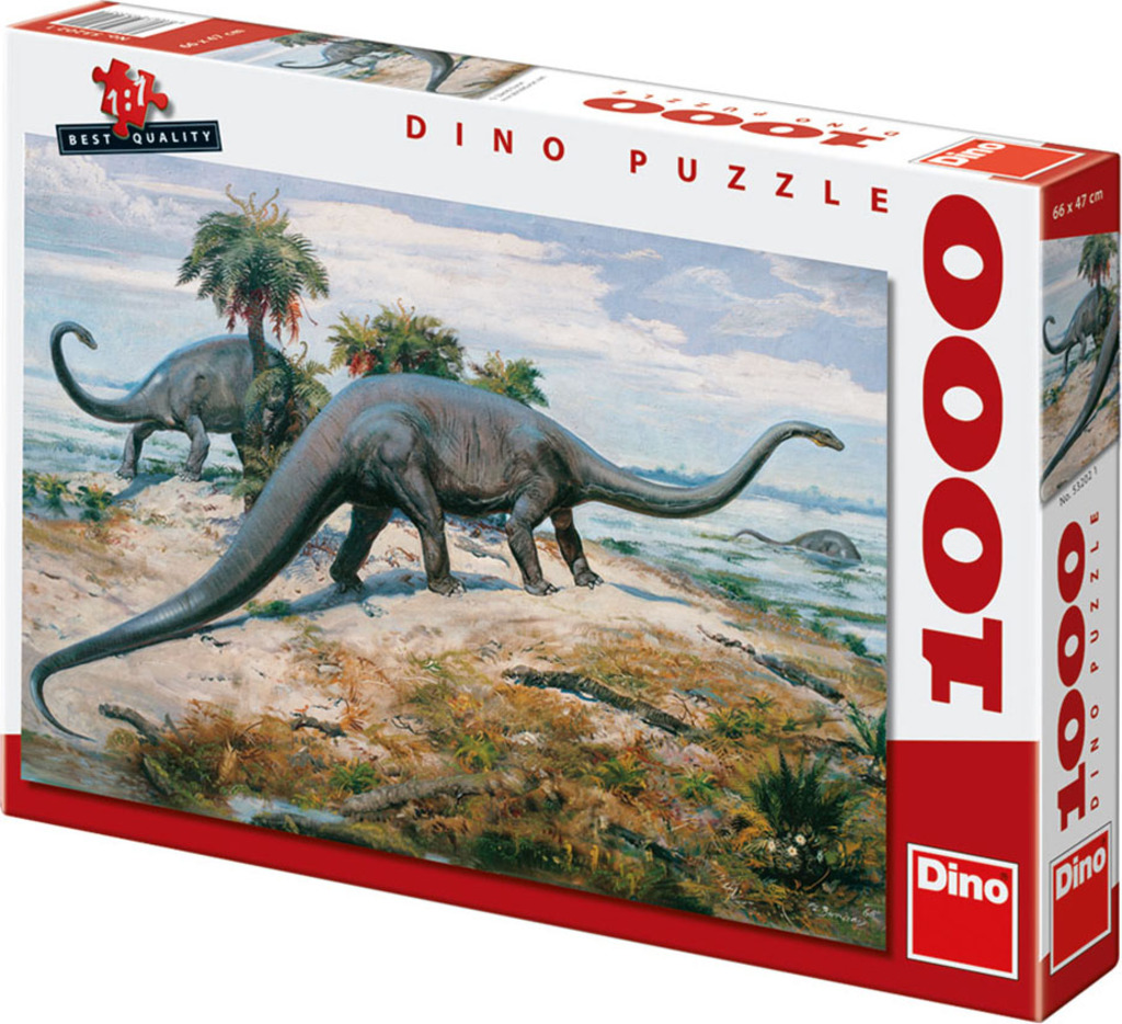 Dino Z Burian Diplodocus 1000 Slagalica Puzzle 1000d Rajzaigracke Hr