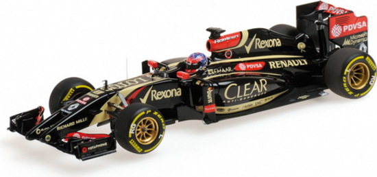 1:43 LOTUS F1 TEAM RENAULT E22 - ROMAIN GROSJEAN - 2014 - 1:43