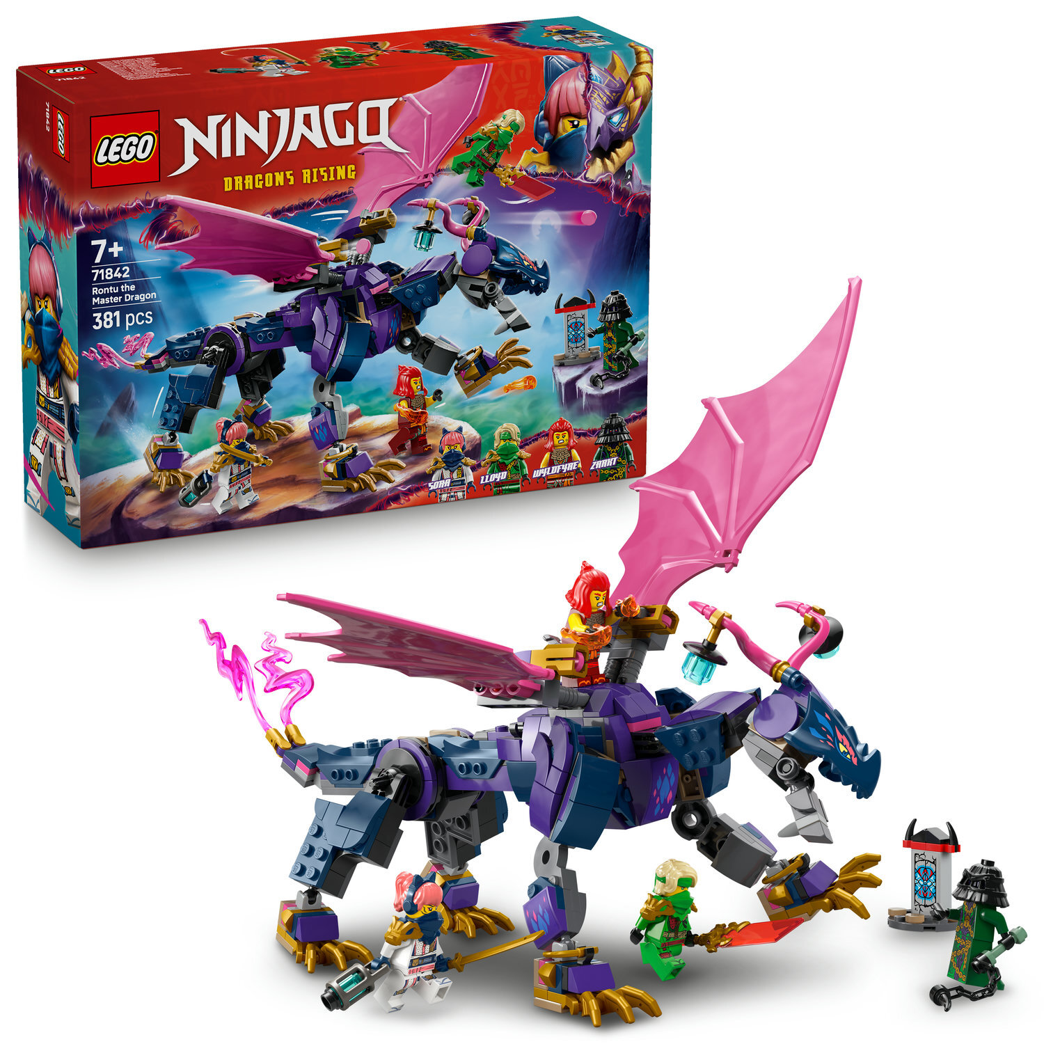 LEGO® NINJAGO® 71842 Rontu – Stăpânul dragonilor - LEGO® NINJAGO