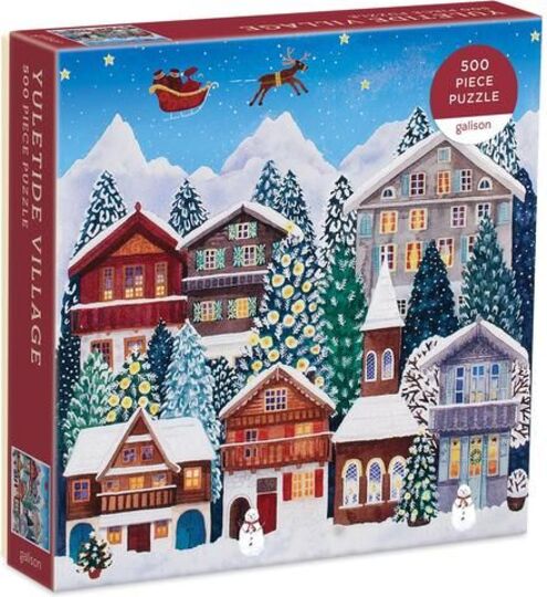 Gibsons Puzzle Di Natale 500 Pezzi Per Adulti E Ragazzi – Fatto In UK, Cartone Riciclato, Regalo Originale