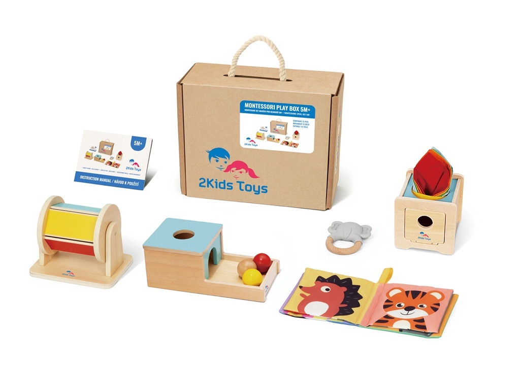Giocattolo Montessori In Legno Per Bambini 1 2 3 Anni, Puzzle Sensoriale Con Forme, Regalo Educativo Per Sviluppo Motricità Fine - 2
