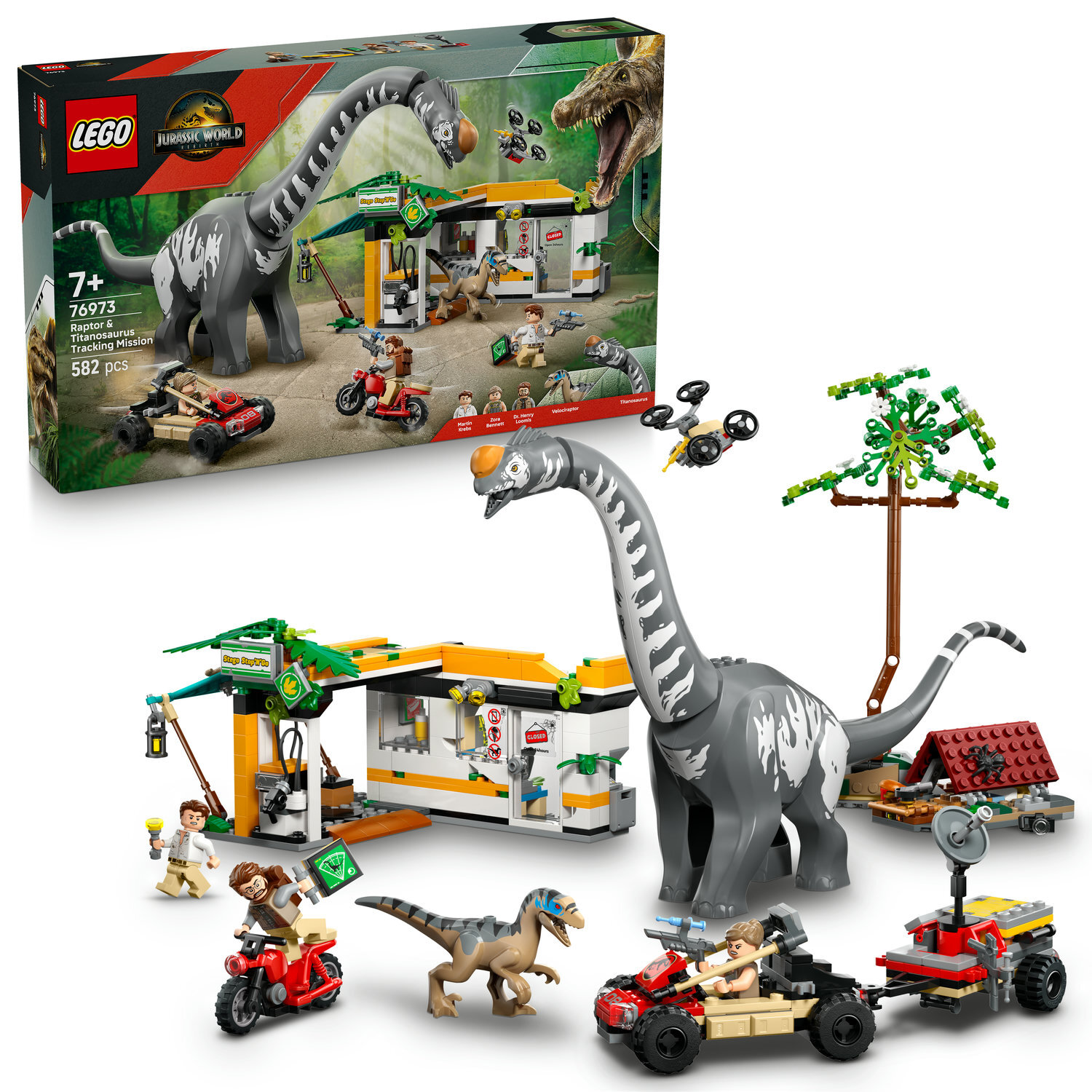 LEGO® Jurassic World™ 76973 Mise na sledování raptora a