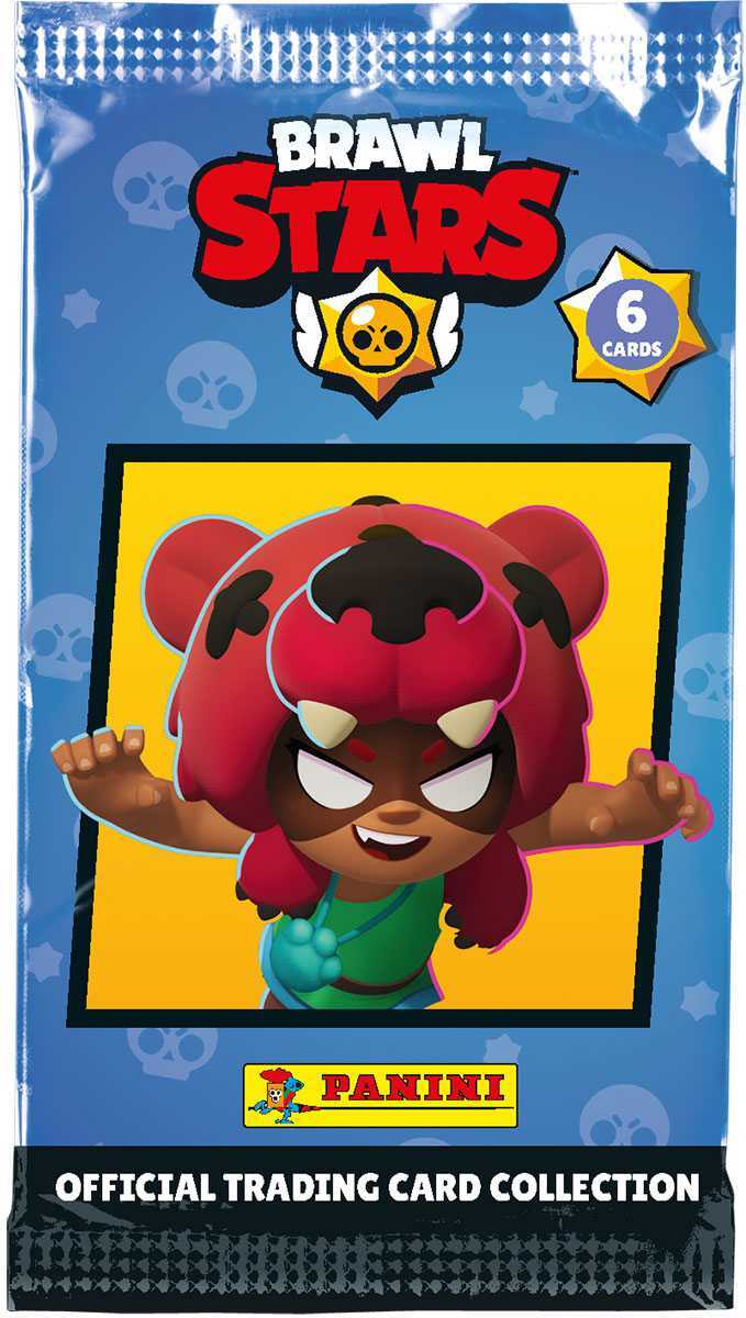 Cartes à Collectionner Brawl Stars Série 1 - 1 Porte-documents + 2 Boosters + Carte Exclusive
