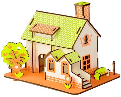 Educa - 3D Dream Garden 2in1 Castillo | Construye con Piezas de cartón