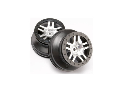 Pneumatici Paddle Traxxas Su Cerchio SCT Split-Spoke Cromo Satinato – Per Slash 4x4/2WD – Beadlock TSM