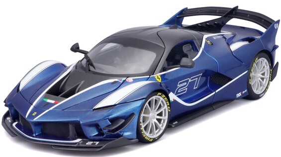 Bburago 1:18 Ferrari FXX-K EVO nr.27 Albastru - Mașini 1:18