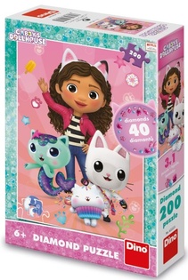 Puzzle Gabby's Dollhouse 200 Teile diamond - Filme, Märchen und Spiele ...