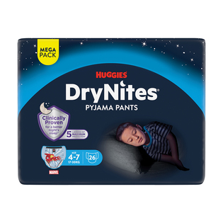 Huggies Drynites Mutandine Assorbenti Per Bambini 4-7 Anni (17-30 Kg) - Ragazzo - Confezione Da 10 - 2
