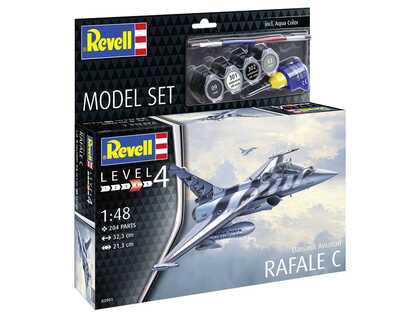 Revell 63901 – Maquette Avion Dassault Aviation Rafale C 1/48 – Kit De Montage