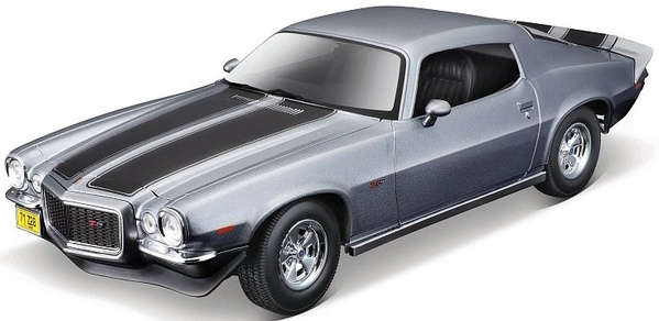 Maisto 1971 Chevrolet Camaro gris 1 18 Voitures Rajdujouet