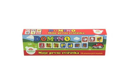Domino Meine ersten Tiere 28teiliges Brettspiel Familienspiele
