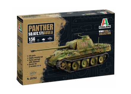 Italeri 15752 - 1/56 Sd.Kfz. 171 Panther Ausf. A Model Kit