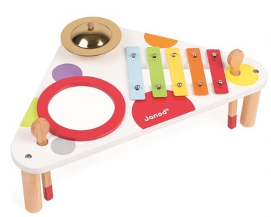 Janod Musiktisch Aus Holz - Musikspielzeug Für Kinder Ab 1 Jahr
