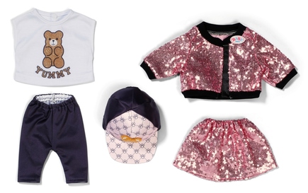 Lot De 4 Vêtements Pour Ours Peluche – 12-16 Pouces – Capuche Et Motif Ours – Lavable – Cadeau Pour Build-a-Bear Et Poupées