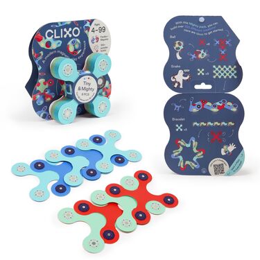 Rainbow pack Clixo - Jeu de construction magnétique, flexible, durable et imaginatif – 42 pièces – dès 4 ans- Jeux de construction Rainbow pack Clixo - Jeu de construction magnétique, flexible, durable et imaginatif – 42 pièces – dès 4 ans- Jeux de construction