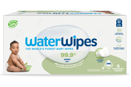 WaterWipes Salviette Neonati: 720 Salviette Idratanti Con 99% Acqua E Aloe Vera – Viso E Corpo