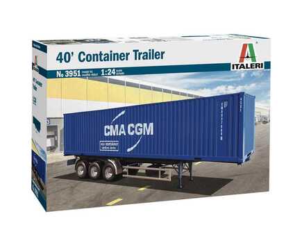 Camion model 3951 - Remorcă containere 40 '(1:24) - semi