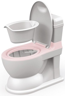 Sedile WC Per Bambini 2 In 1 Con Scaletta - Vasino Rimovibile E Riduttore Con Paraspruzzi, Antiscivolo, Per Bambini E Bambine (adatto A WC Standard) - 2