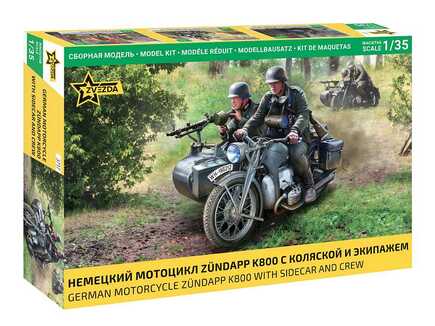 Seconda Guerra Mondiale Centoallora Sidecar Usato Kit Modello