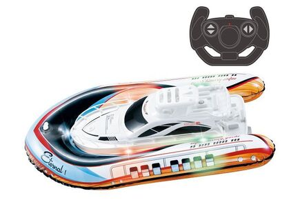 Barco yate inflable RC a control remoto Barcos