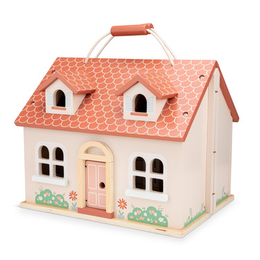 Casita De Muñecas Tienda Ecológica De Madera FSC | Juguete Educativo Con Accesorios Detallados