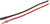 Konektor pozlátený 3.5mm s káblom kábel 14AWG 10cm (1 pár)