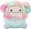 Squishmallows Bigfoot Curcubeu - Zozo, 30 cm