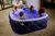 Bestway 6001F LAY-Z-SPA® Hollywood LUXE pezsgőfürdő 6 személyre 180 x 180 x 66 cm