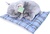 Peluche cane Bulldog francese sdraiato 23 cm ECO-FRIENDLY