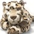 STEIFF Originals Parddy snow leopard, multicoloured plyšová hračka