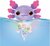 Animagic Svietiaci Axolotl v akváriu