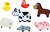 2Kids Toys Fa puzzle Vidám tanya összekapcsolható