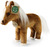 Cavallo di peluche marrone in piedi 23 cm ECO-FRIENDLY