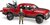 Bruder 02502 Terenne auto RAM, motorka Scrambler Ducati Desert, figurka