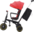 Detská trojkolka Premium 5 v 1 červená