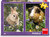 Puzzle Králiček a morča 2x48 dielikov