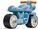 Falk odrážadlo Ride-on Retro modré - tiché kolesá