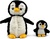 Ptipotos Plüschpinguin Iglou - Mama mit Baby