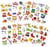 Janod Stickers Samolepky Malé potvorky 100 ks od 18 mesiacov