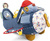 Lilliputiens - juguete blando con actividades - avión y perrito Jules
