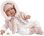 Llorens 84486 NEW BORN - realistická bábika bábätko so zvukmi a mäkkým látkovým telom - 44