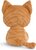 NICI Glubschis peluche Gatto da parete Tambrey 15cm, VERDE