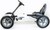Detská šliapacia motokára Go-kart Baby Mix Buggy biela