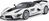 Bburago 1:18 Ferrari TOP FXX-K EVO Nr.70 (weiß/schwarz)