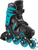 Globber Patins en ligne réglables 34-37 Noir-Aqua