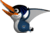 EUGY Pterodattilo 3D puzzle di cartone