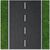 BRIXIES Plus 225.005 Design-Bauplatte - gerade Straße 25,5 x 25,5 cm