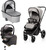 Set kočík Move Cross 3 + hlboká korba  Move XL 3 + autosedačka + základňa, Metal Grey